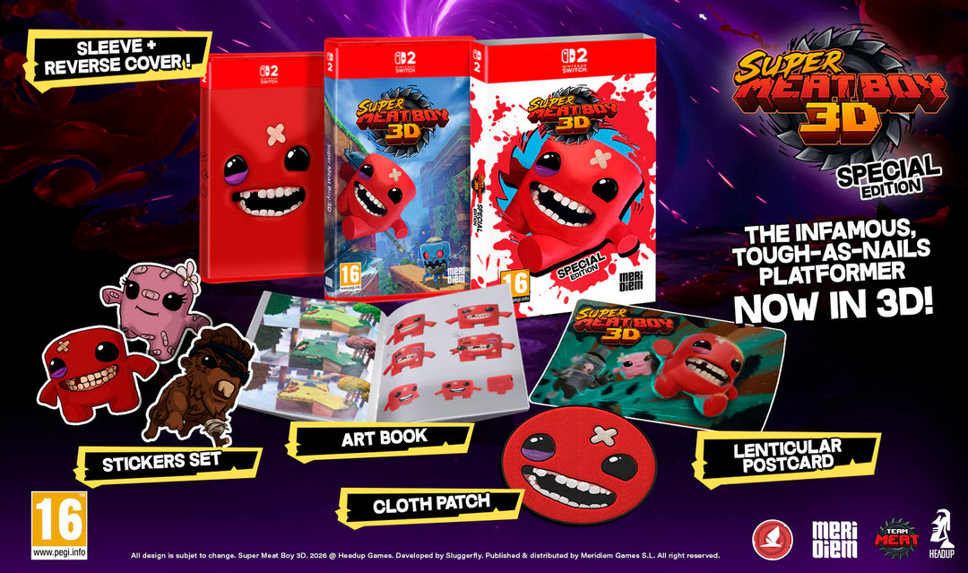 Super Meat Boy 3D - Special Edition (Switch 2)
