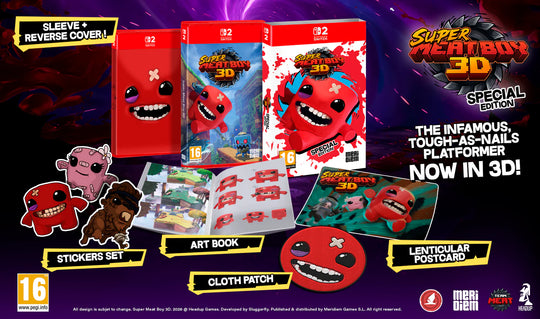 Super Meat Boy 3D - Special Edition (Switch 2)