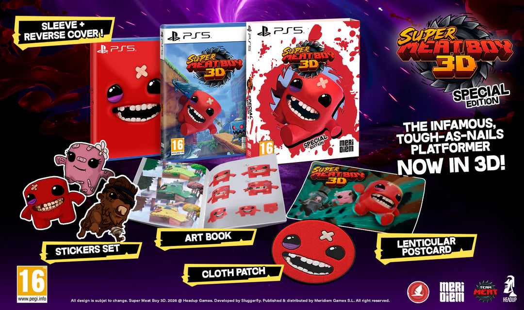 Super Meat Boy 3D - Special Edition (PlayStation 5)