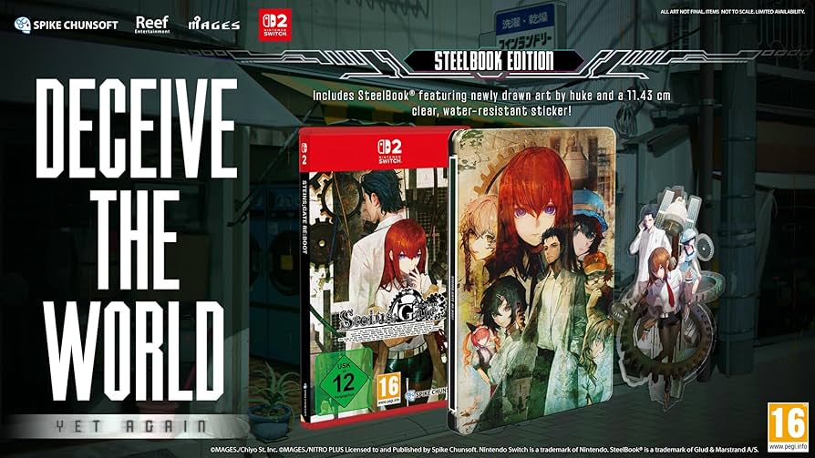STEINS;GATE RE:BOOT - Steelbook Edition (Switch 2)