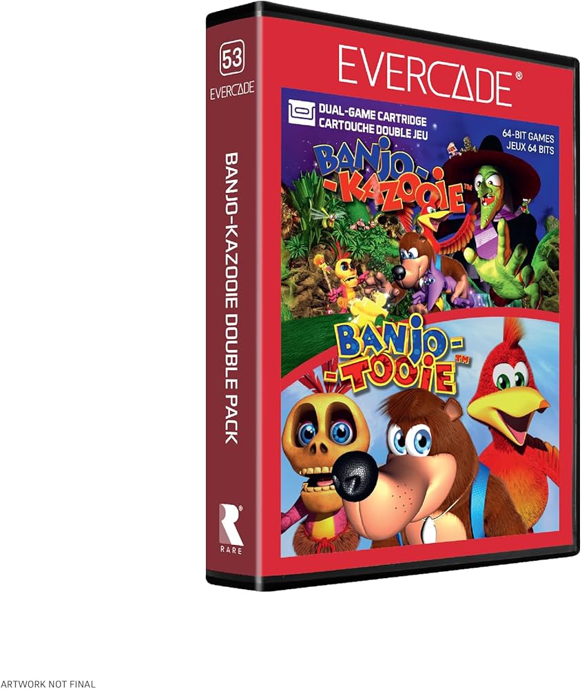 Evercade Nexus and Banjo-Kazooie Double Pack
