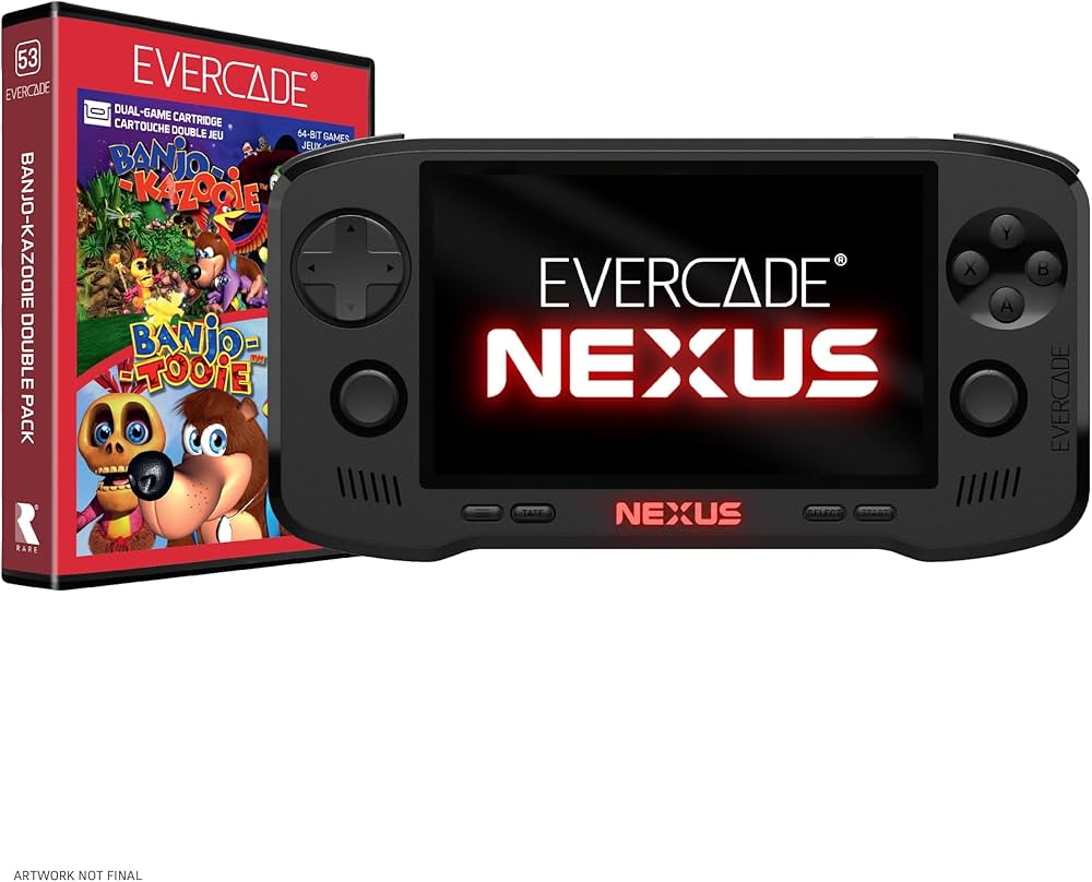 Evercade Nexus and Banjo-Kazooie Double Pack
