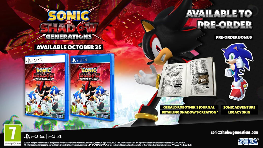 Sonic X Shadow Generations (PlayStation 4)
