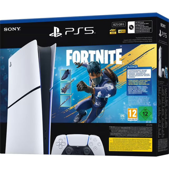 PlayStation 5 Slim Digital Edition Console Fortnite Flowering Chaos Bundle