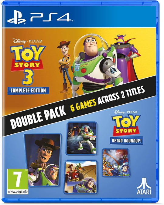 Toy Story: Retro Roundup! + Toy Story 3 Complete Edition Double Pack (PlayStation 4)