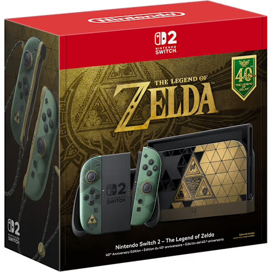 Nintendo Switch 2 –The Legend of Zelda – 40th Anniversary Edition