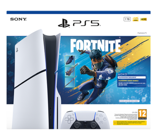 PlayStation 5 Slim Console Fortnite Flowering Chaos Bundle