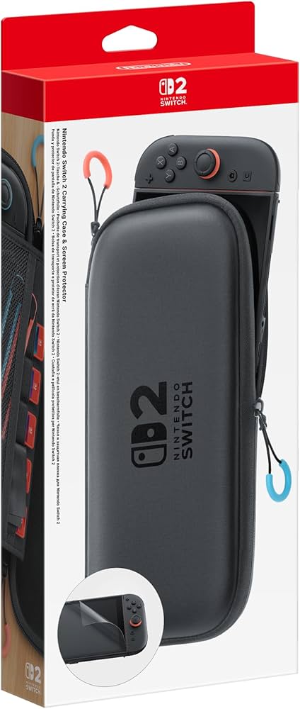 Nintendo Switch 2 Carrying Case &amp; Screen Protector