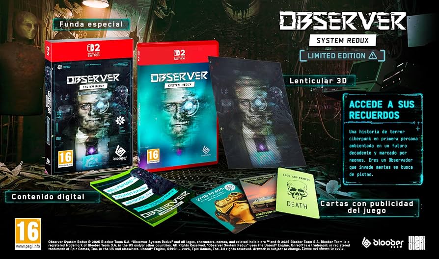 Observer System Redux Limited Edition (Switch 2)