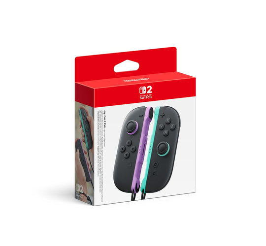 Switch Joy-Con 2 Pair: Light Purple/Light Green