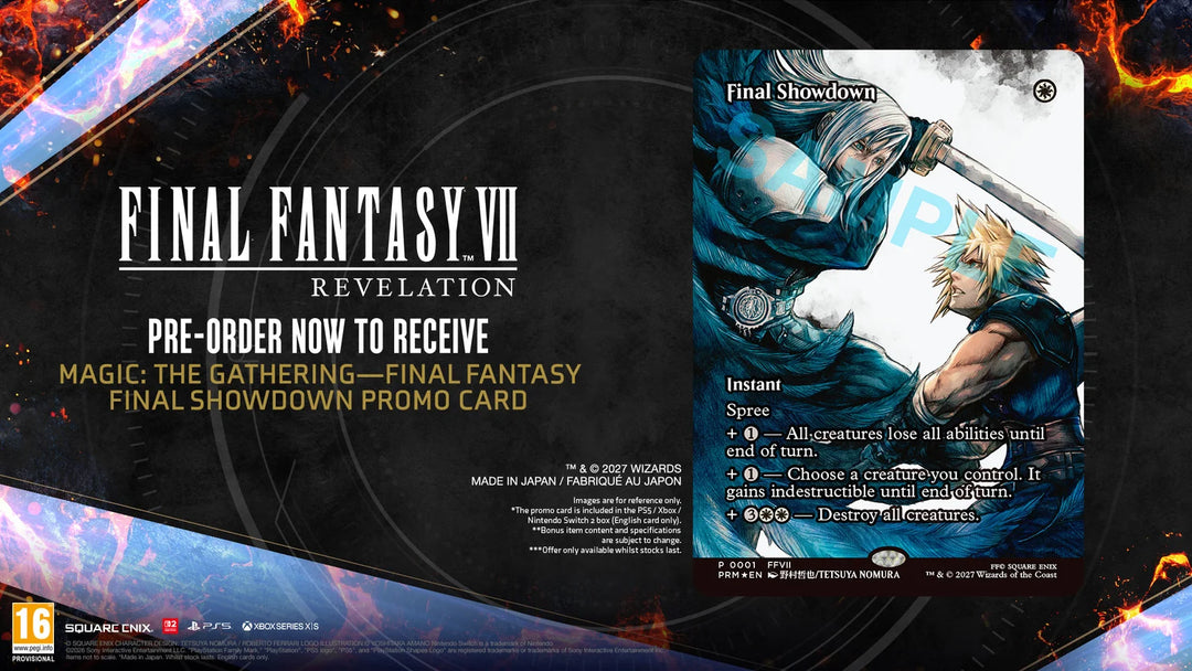 Final Fantasy VII Revelation + Exclusive Magic: The Gathering Promo Card (PlayStation 5)