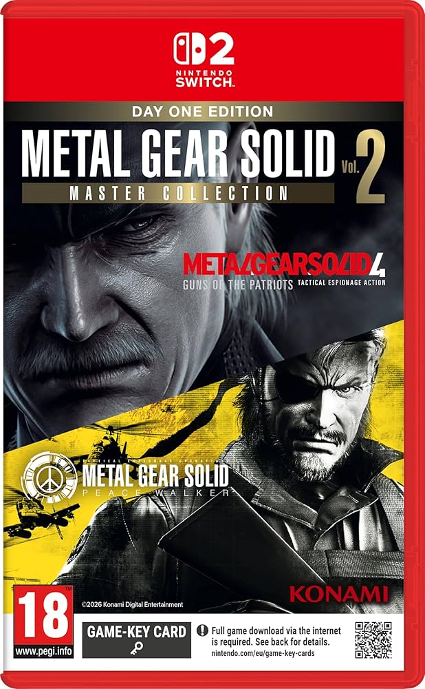 Metal Gear Solid: Master Collection Volume 2 – Day One Edition (Switch 2)