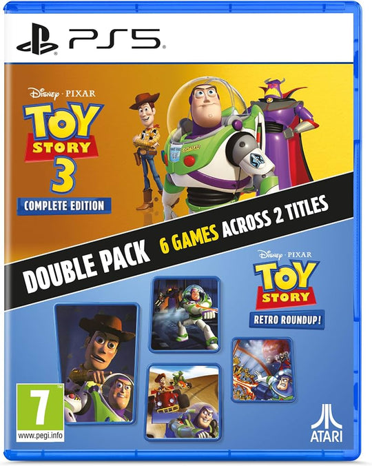 Toy Story: Retro Roundup! + Toy Story 3 Complete Edition Double Pack (PlayStation 5)