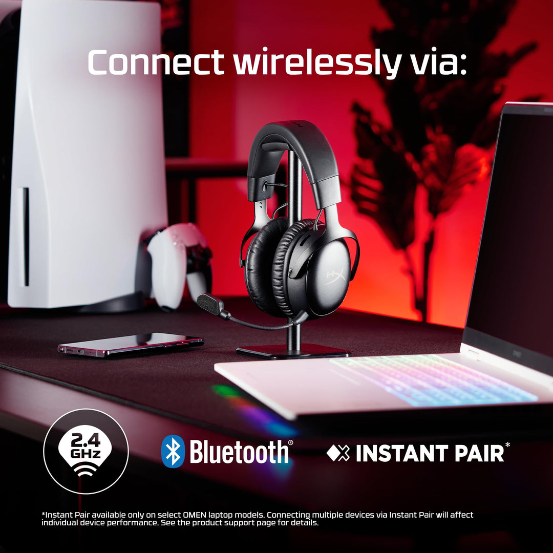 HyperX Cloud III S Wireless Headphones Black/Red