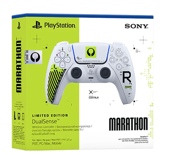 Rheolydd Di-wifr DualSense - Argraffiad Cyfyngedig Marathon