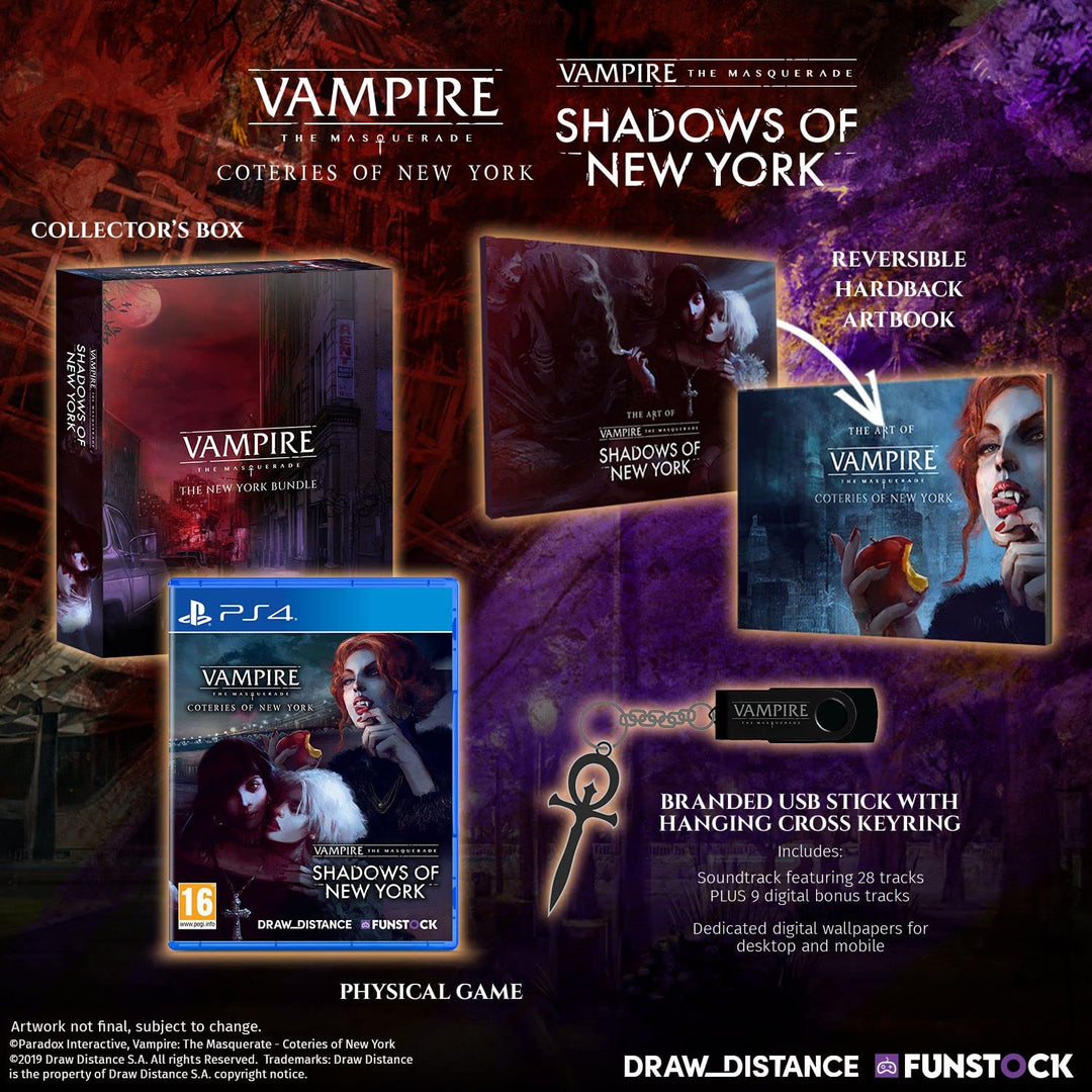 Vampire The Masquerade: Coteries and Shadows of New York Collector’s Edition (PlayStation 4)