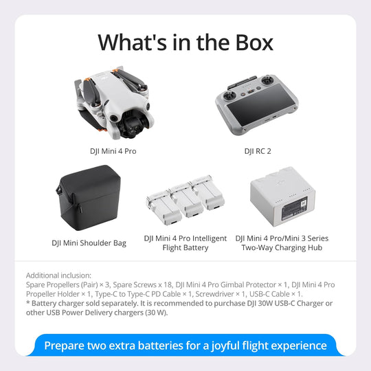 DJI Mini 4 Pro Fly More Combo (RC 2)