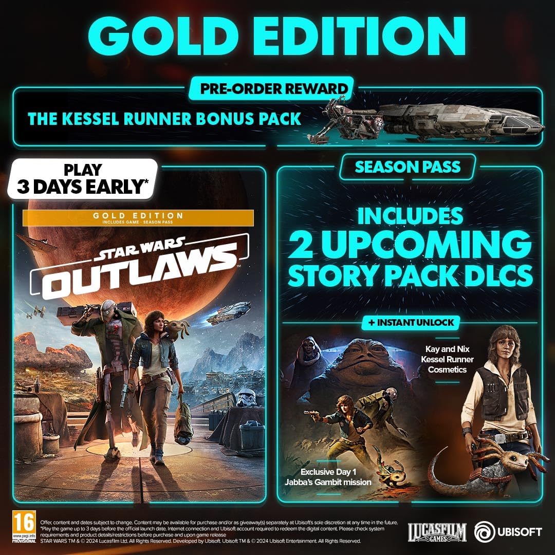 Star Wars Outlaws: Gold Edition (PlayStation 5)