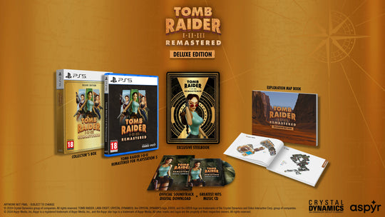 Tomb Raider I-III Remastered: Deluxe Edition (PlayStation 5)