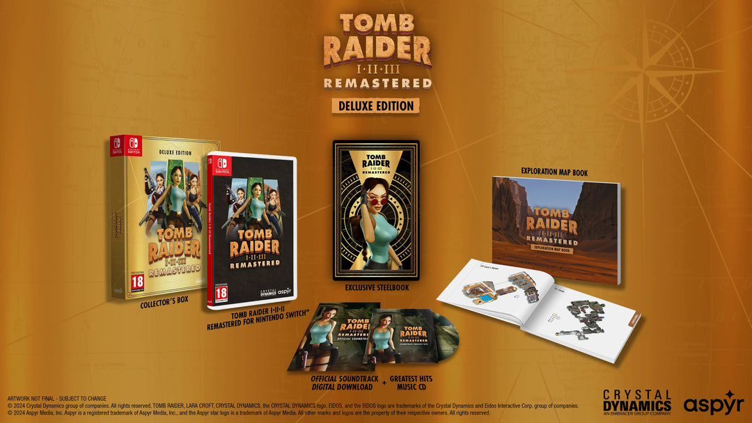 Tomb Raider I-III Remastered: Deluxe Edition