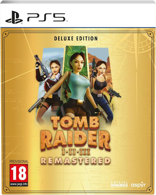 Tomb Raider I-III Remastered: Deluxe Edition (PlayStation 5)