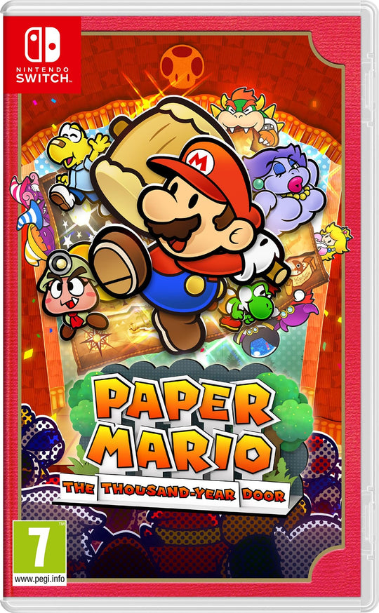 Nintendo Switch OLED &amp; Paper Mario: The Thousand-Year Door Bundle - White