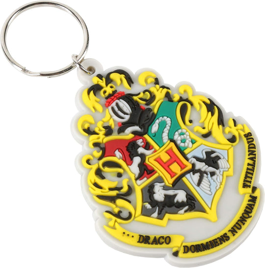 Harry Potter Hogwarts Crest Rubber Keyring