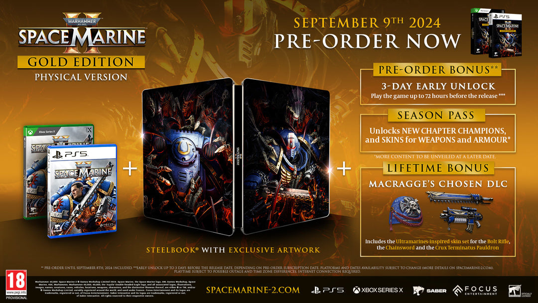 Warhammer 40K: Space Marine II - Gold Edition (Xbox Series X)
