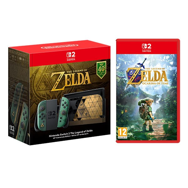 The Legend of Zelda 40th Anniversary Edition Console + The Legend of Zelda: Ocarina of Time