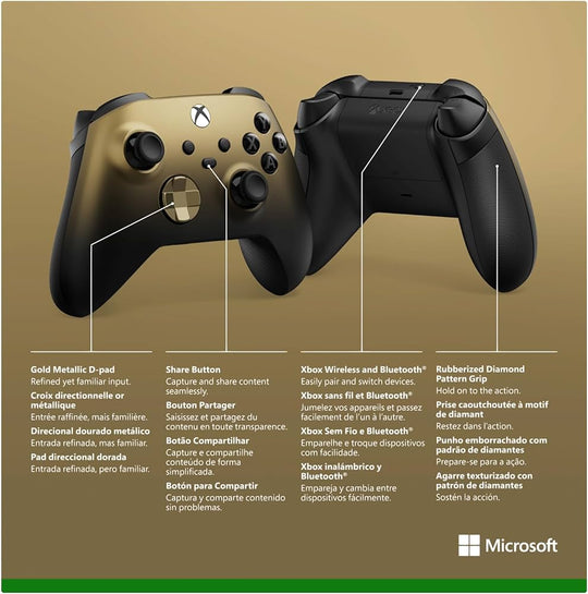 Xbox Series X|S Gold Shadow Special Edition Controller