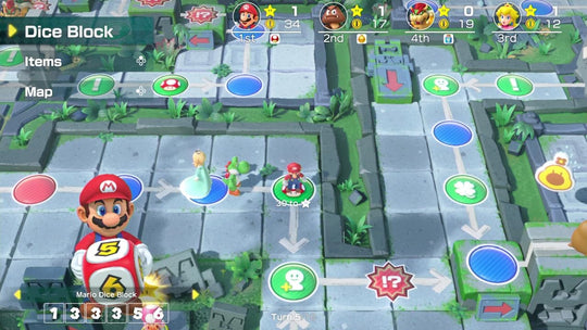 Super Mario Party + JoyCon Pastel Purple &amp; Green
