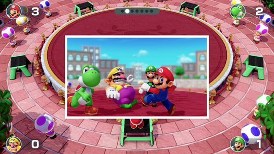 Super Mario Party + JoyCon Pastel Purple &amp; Green