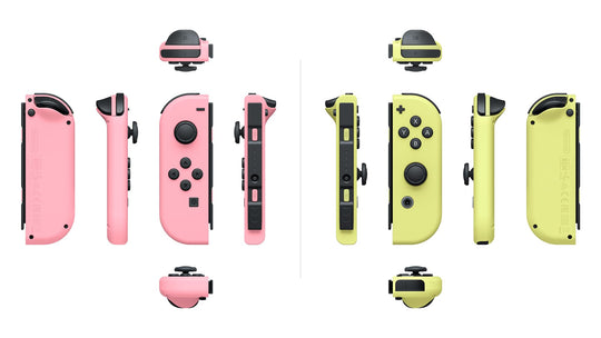 Nintendo Switch Joy-Con Pair: Pastel Pink &amp; Yellow