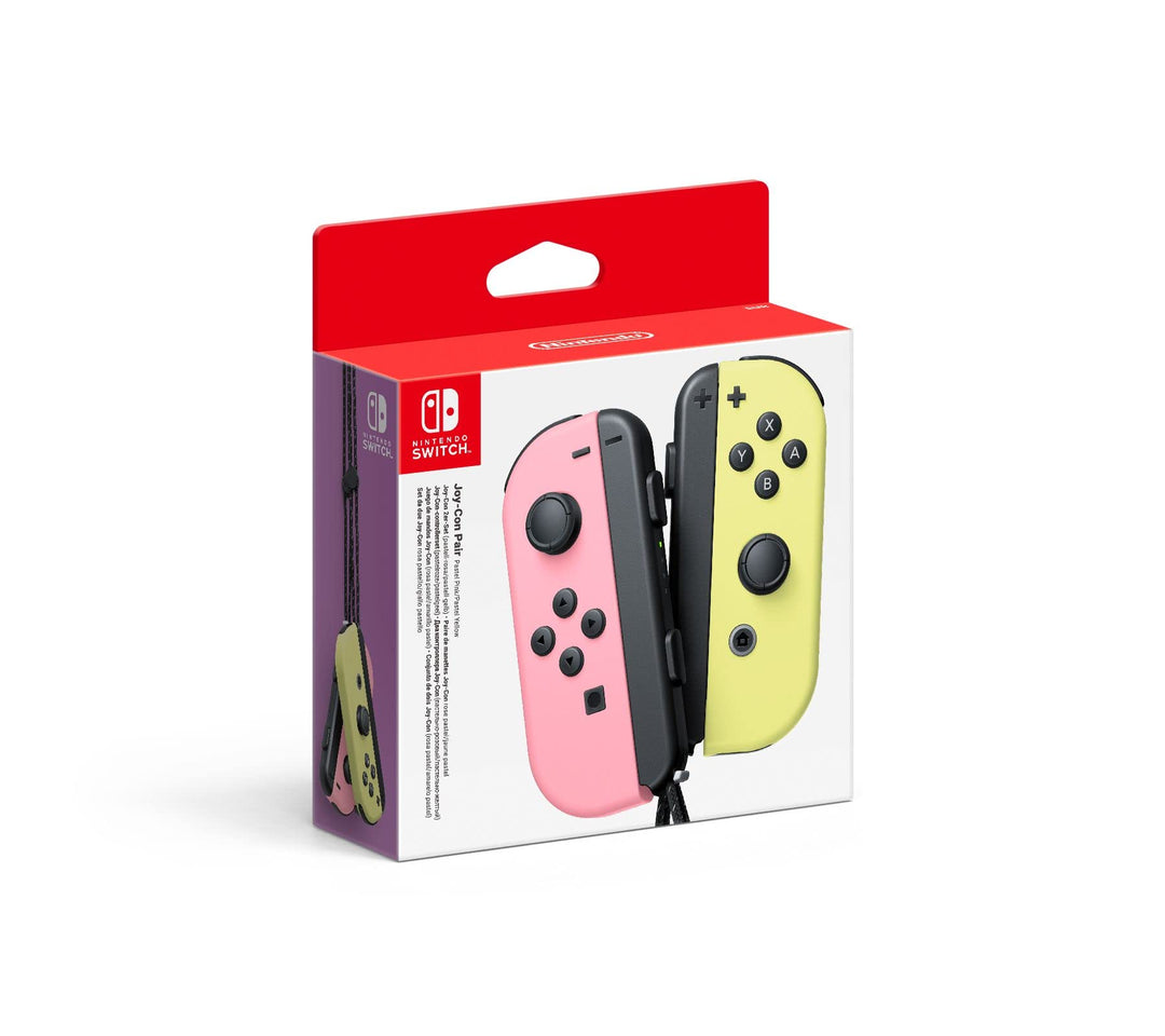 Nintendo Switch Joy-Con Pair: Pastel Pink &amp; Yellow