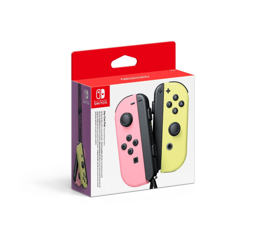 Nintendo Switch Joy-Con Pair: Pastel Pink &amp; Yellow