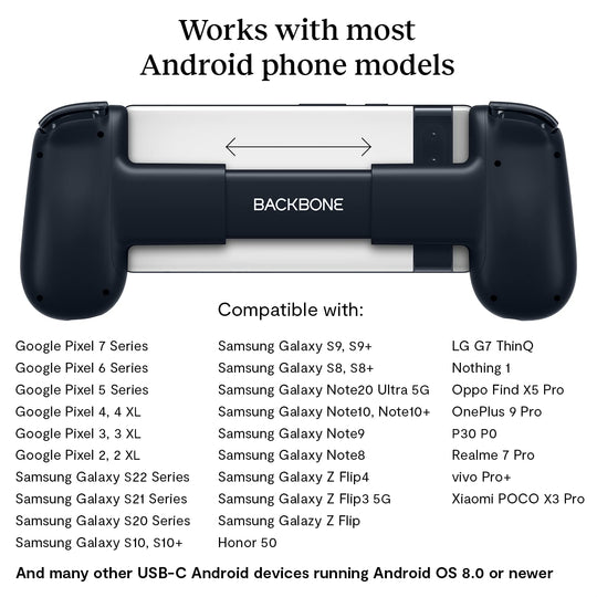 Backbone One Mobile Gaming Controller for Android (Xbox Series X)