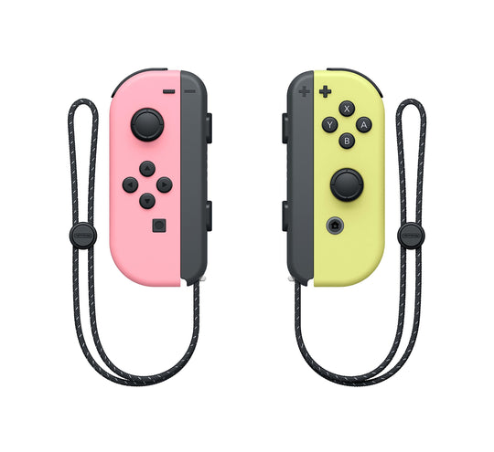 Nintendo Switch Joy-Con Pair: Pastel Pink &amp; Yellow