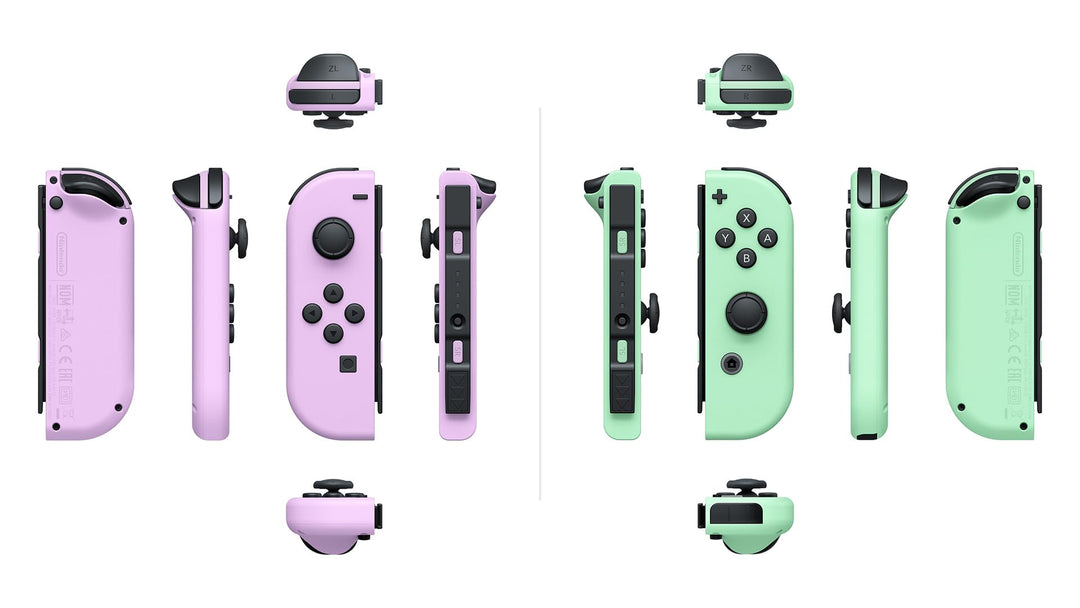 Nintendo Switch Joy-Con Pair: Pastel Purple &amp; Green
