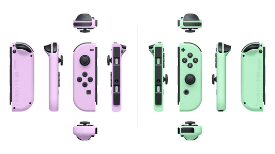 Nintendo Switch Joy-Con Pair: Pastel Purple &amp; Green