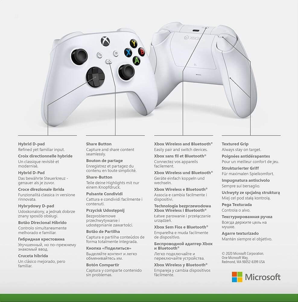 Xbox Series X|S Wireless Controller – Robot White