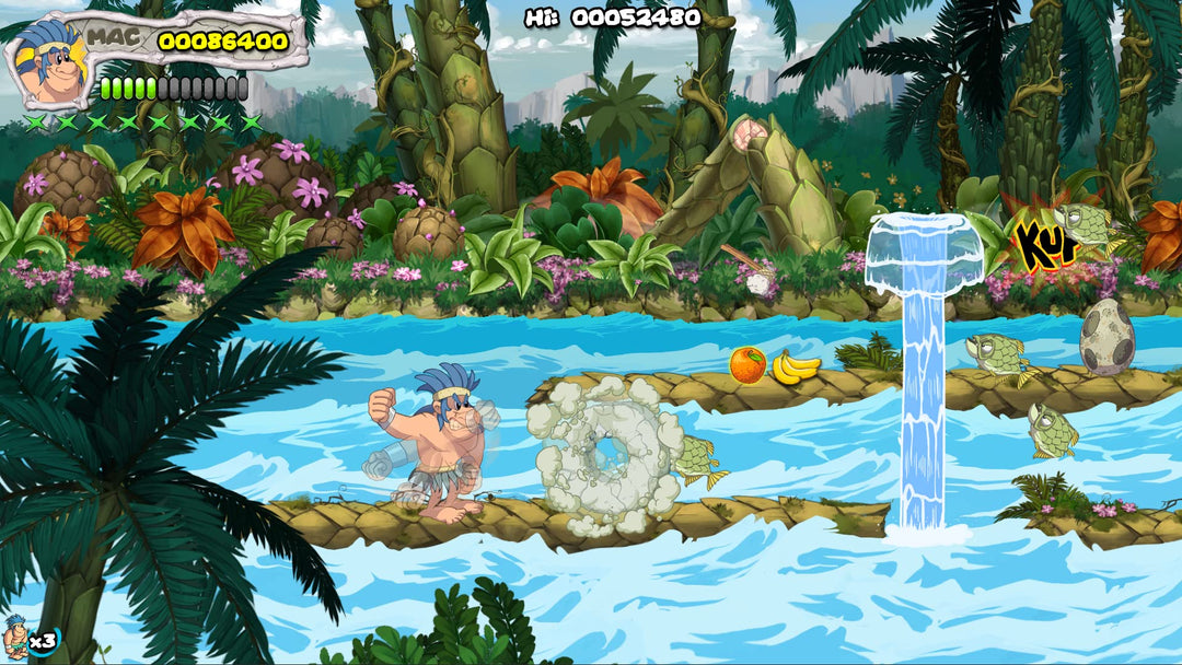 New Joe &amp; Mac: Caveman Ninja - T-Rex Edition (PlayStation 4)