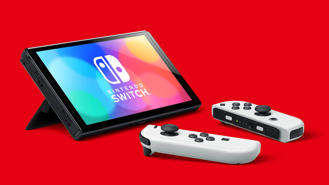 Nintendo Switch (OLED Model) - Neon Blue/Neon Red