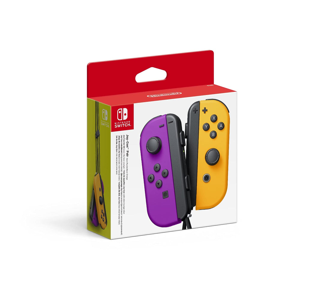 Switch Joy-Con Pair: Neon Purple/ Neon Orange