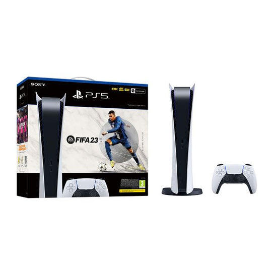 PlayStation 5 Digital Console - FIFA 23 + White DualSense Controller