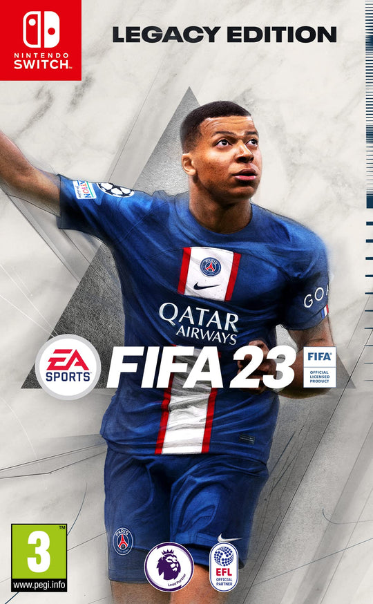 Nintendo Switch (OLED Model) - Neon Blue/Neon Red + FIFA 23