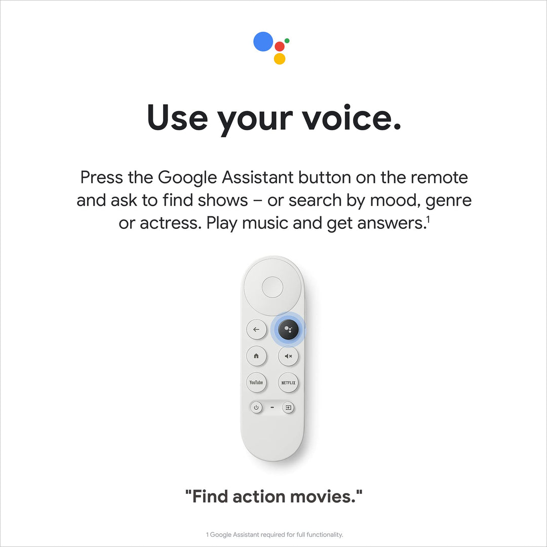 Chromecast with Google TV (HD) - Snow