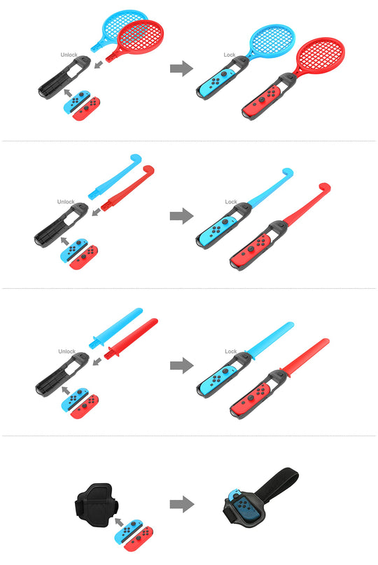 12-in-1 Switch Sports Accessories Pack