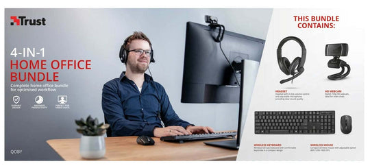 Trust Qoby 4-in-1 Home Office Bundle (PC)