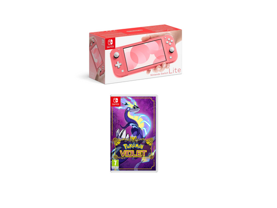 Nintendo Switch Lite - Coral + Pokémon Violet