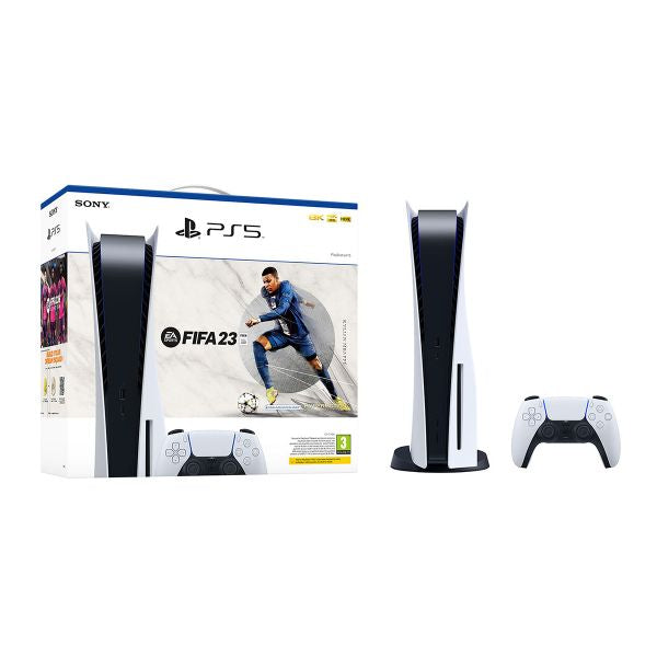 PlayStation 5 Console - FIFA 23 + White DualSense Controller